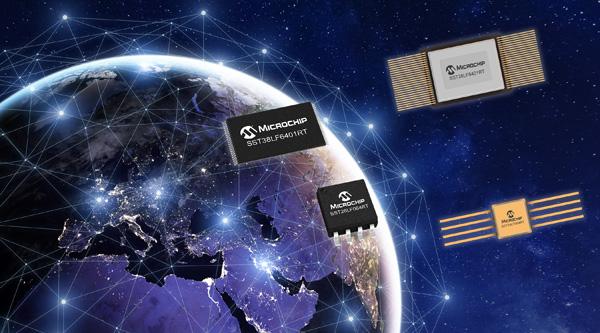 Microchip推出64兆位串行SuperFlash存�ζ�，�S富旗下面向航天系�y�O�的COTS耐�射器件�a品�容