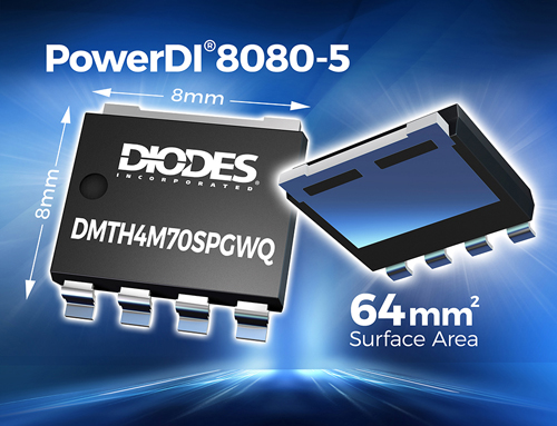 Diodes 公司 PowerDI8080 封装的 MOSFET 提升现代汽车应用功率密度