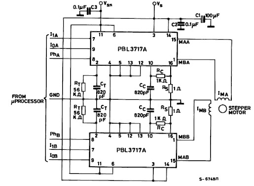 PBL3717雙極步進電機驅動器