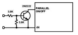 TTL 逻辑信号或机械开关来关闭转换器的输出