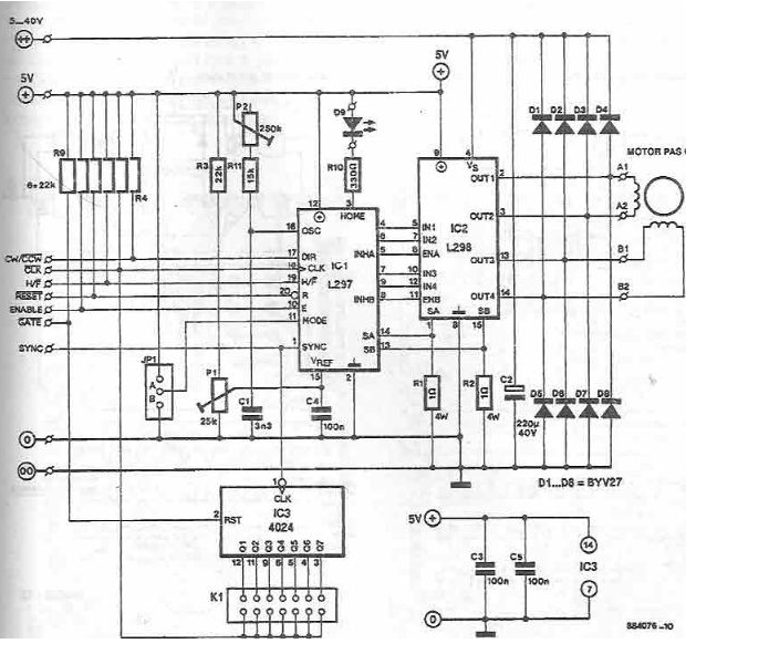 L297-L298步进电机驱动器电子项目