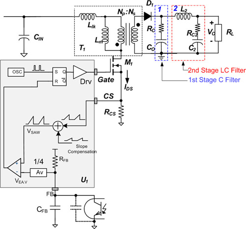 第二级LC滤波器中的PWM开关建模介绍