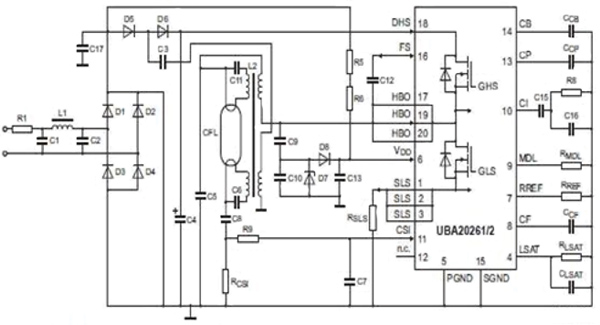 如何给CFL提供独特的电压驱动及电磁干扰