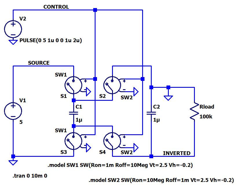 示例电荷泵电路。