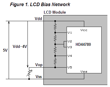 LCD偏置电路