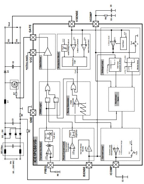 ICE1PCS01G原理图