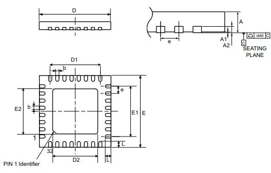 STM32F051K8U6封装图