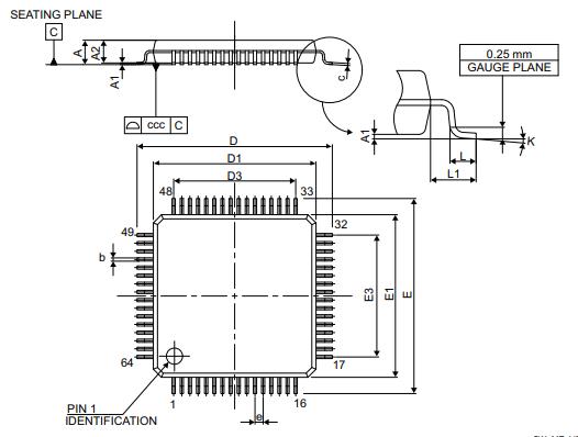 STM32L476RCT6封装图