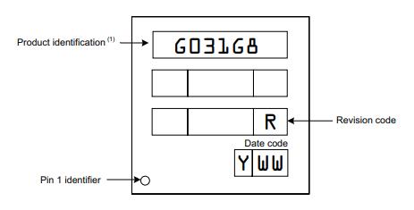 STM32G031G8U6丝印图