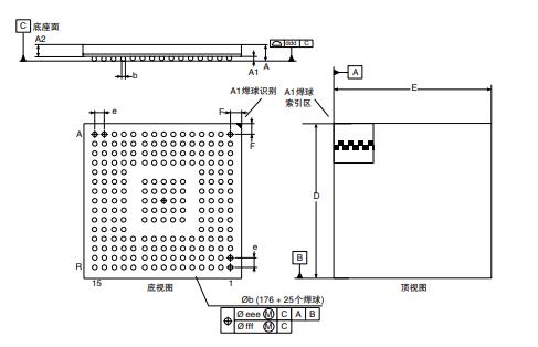 STM32F427IIH6封装图