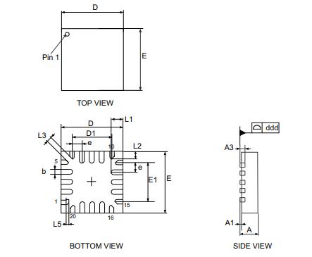 STM8S003F3U6封装图