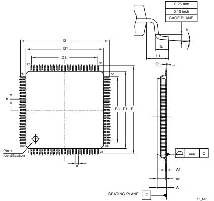 STM32F103VBT6封装图