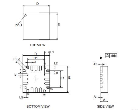 STM32L011F3U6TR封装图