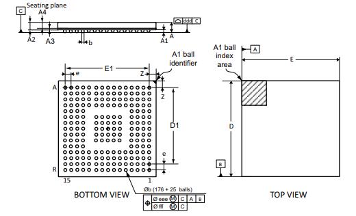 STM32F207IGH6封装图