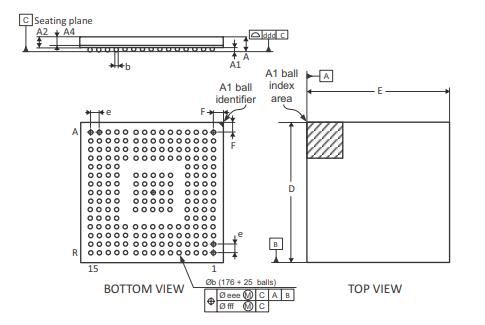 STM32F746IGK6封装图