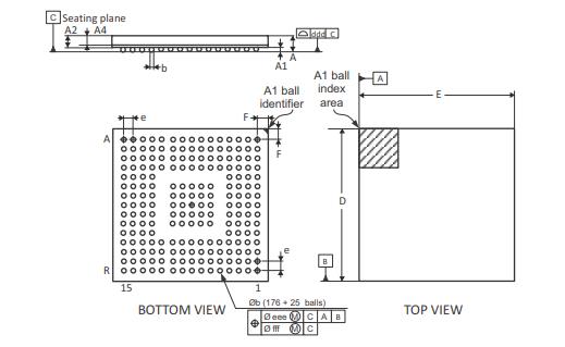 STM32F746IEK6封装图