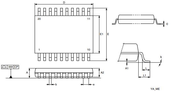 STM32F031F6P6TR封装图