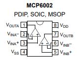 MCP6002T-I/SN原理图