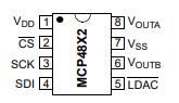 MCP4822-E/SN原理图