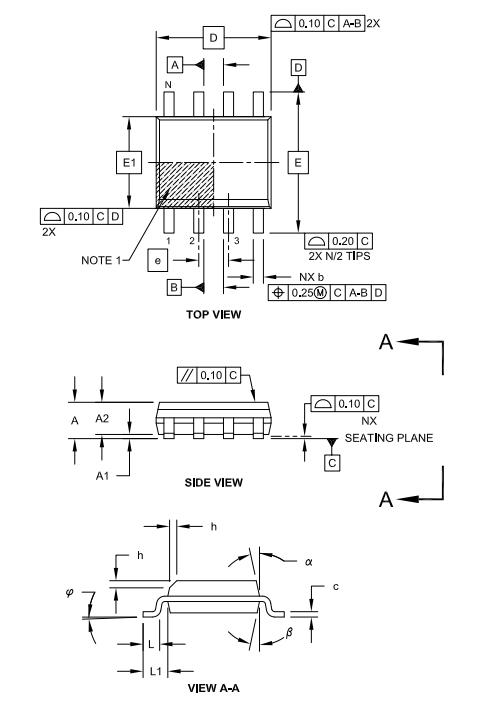 MCP2551T-I/SN封装图