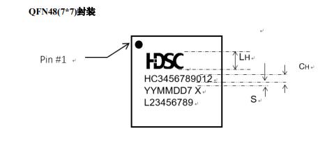 HCM3043-QFN48丝印图