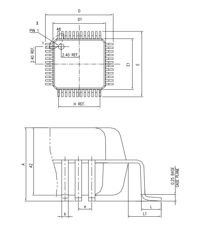 APM32F030C8T6封装图