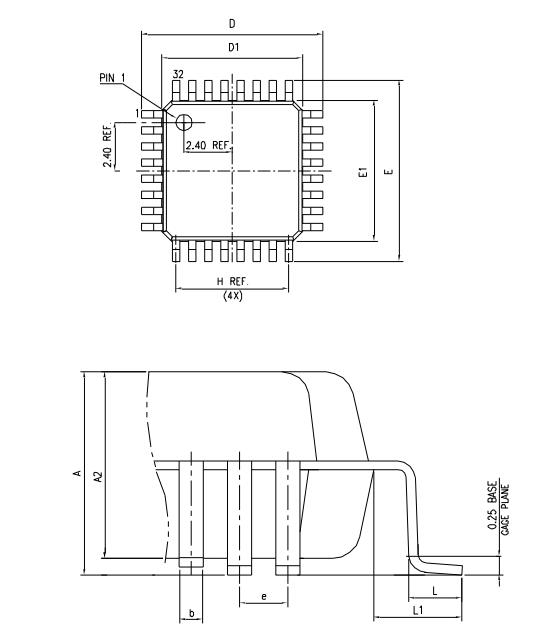 APM32F030K8T6封装图