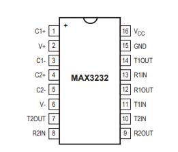 MAX3232CSE+T原理图