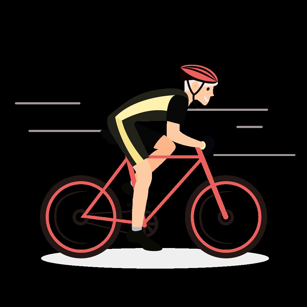 骑自行车面对斜坡路的注意事项