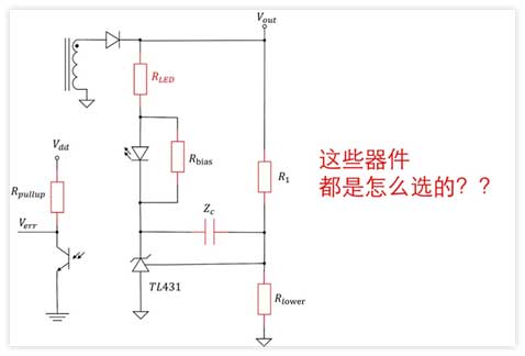 开关电源：关于TL431电路的电阻取值