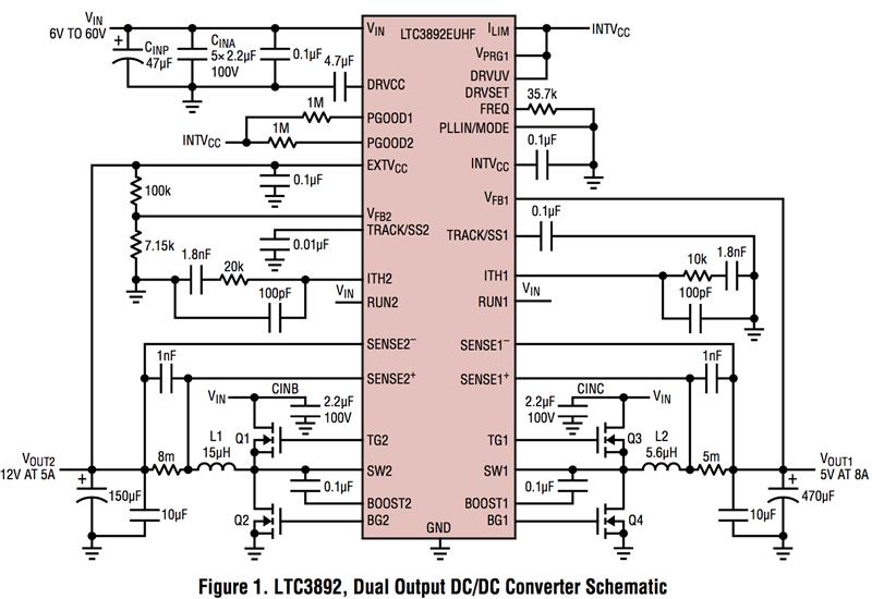 60V 低 Iq 降压具有可调栅极驱动