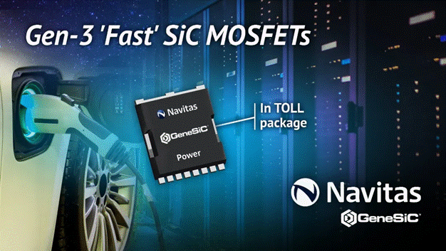 纳微推出TOLL封装版第三代快速碳化硅MOSFETs