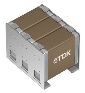 TDK 推出了一系列高值金属框架多芯片陶瓷电容器