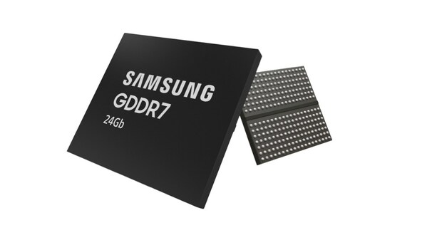 三星开发出其首款24Gb GDDR7 DRAM