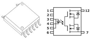 东芝适用于 400V 汽车电池的 900V 100mA 光继电器