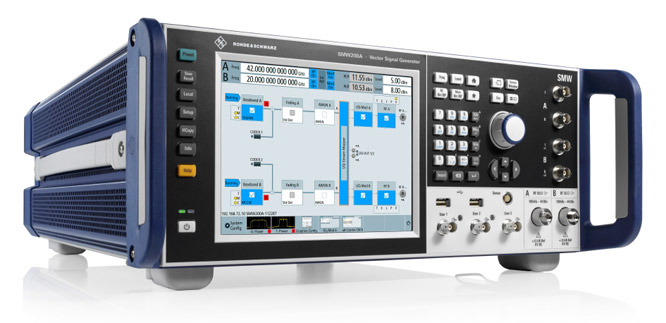 新款R&S SMW200A 和R&S SMM100A 矢量信号发生器的EVM 性能显著提升