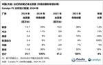 2024年中国大陆PC市场出货量下降4%