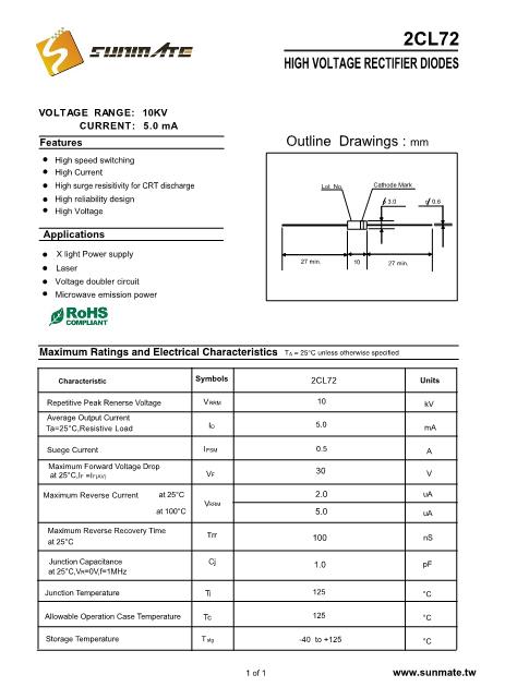 2CL72數(shù)據(jù)手冊封面