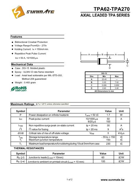 TPA200數(shù)據(jù)手冊(cè)封面