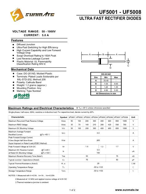 UF5008數(shù)據(jù)手冊(cè)封面