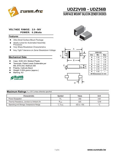 UDZ56B數(shù)據(jù)手冊封面