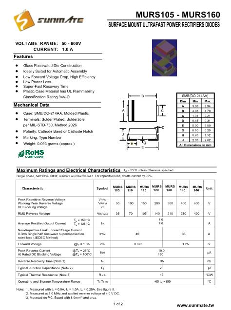 MURS140数据手册封面