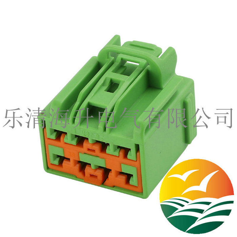 8孔绿色连接器接插件7285-3244-60