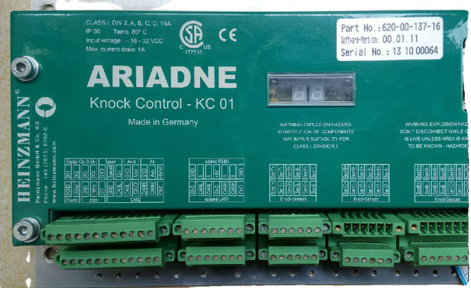 ARIADNE控制器Knock  Control-KC 01   620-00-137-16   00.01.11    13 10 00064