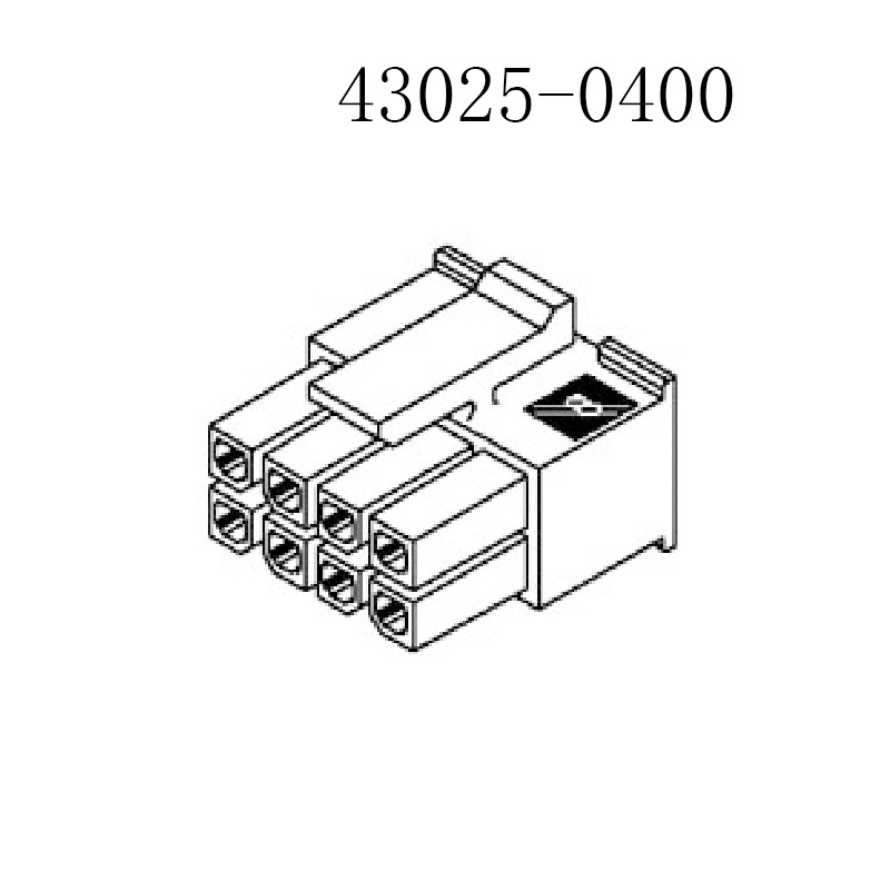 供应043025-0400 Molex接插件 汽车连接器
