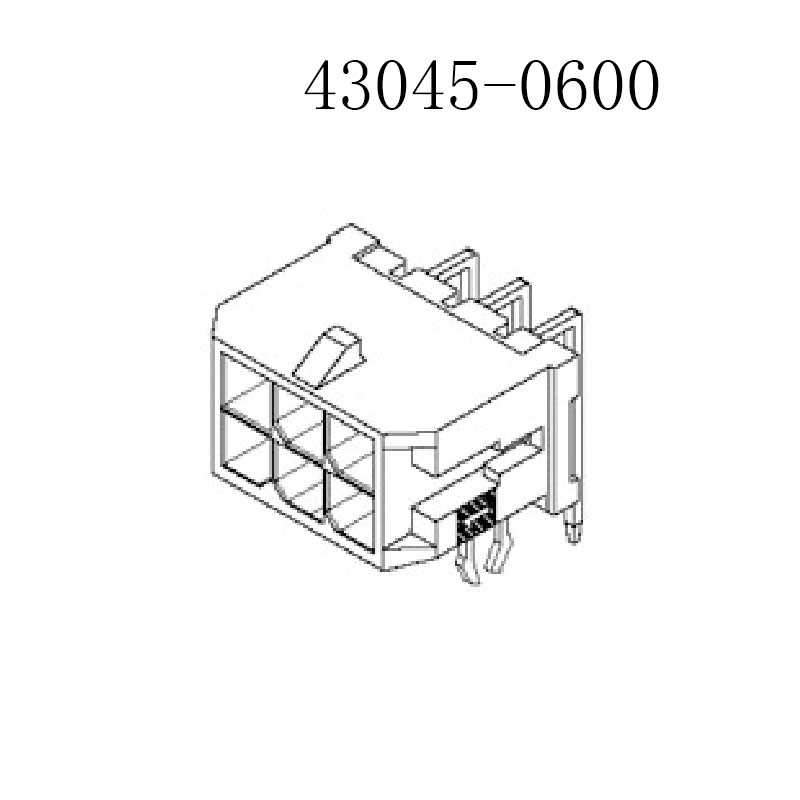 供应43045-0600 Molex接插件 汽车连接器