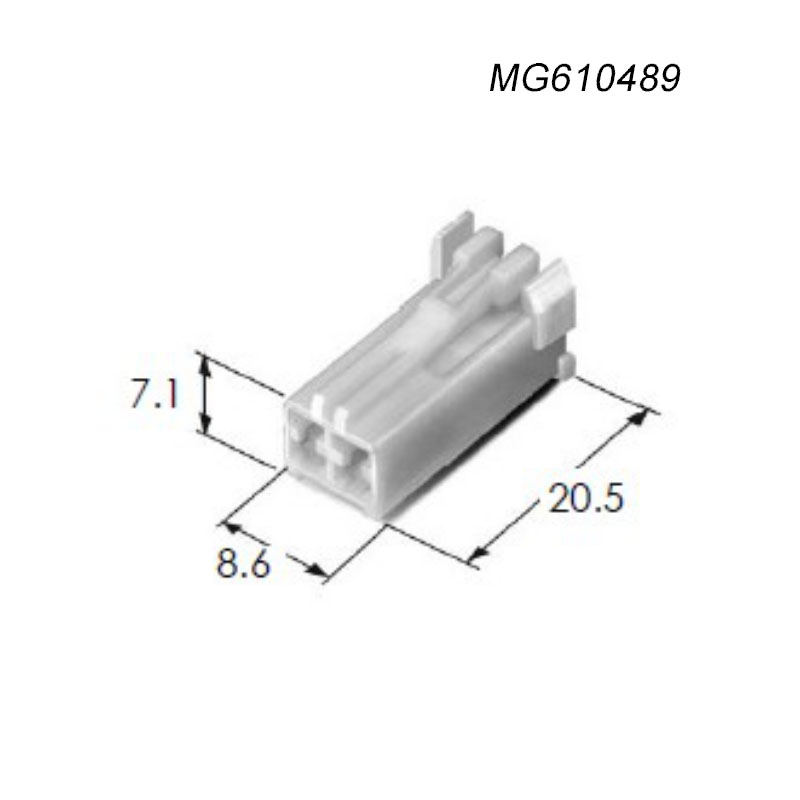 供应MG610489 KET接插件 汽车连接器