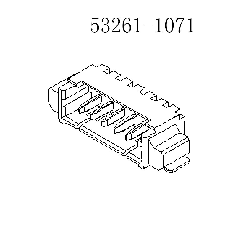 供应53261-1071 Molex接插件 汽车连接器