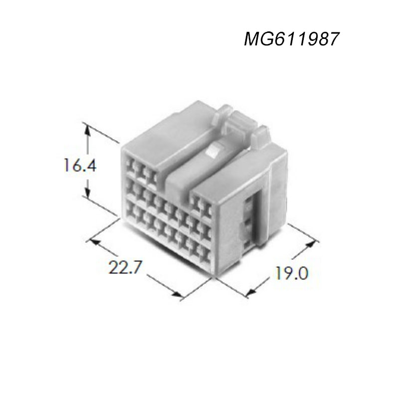 供应MG611987 ket接插件 汽车连接器