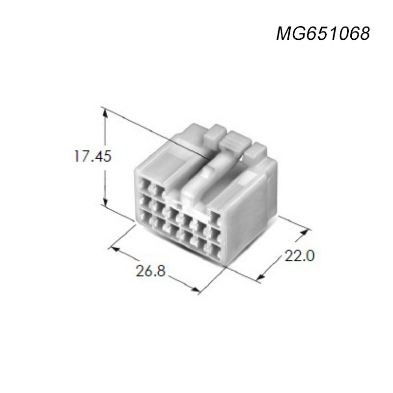 供应MG651068 KET接插件 汽车连接器